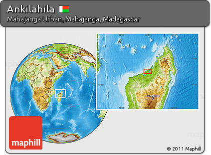 Physical Location Map of Ankilahila
