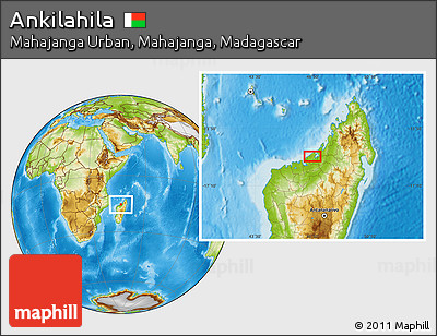 Physical Location Map of Ankilahila