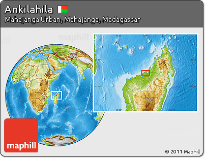 Physical Location Map of Ankilahila