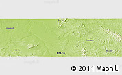 Physical Panoramic Map of the area around 15° 27' 46" S, 50° 55' 29" W