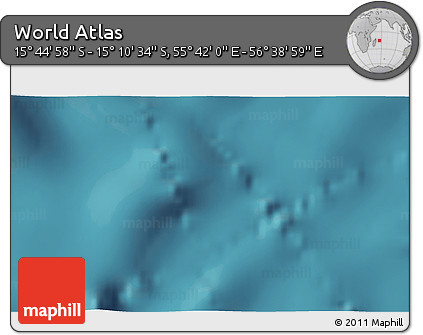 Satellite 3D Map of the Area around 15° 27' 46" S, 56° 10' 29" E
