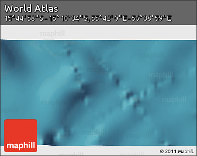 Satellite 3D Map of the Area around 15° 27' 46" S, 56° 10' 29" E
