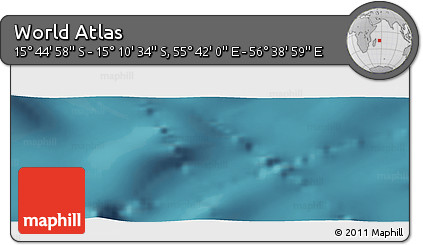 Satellite Panoramic Map of the Area around 15° 27' 46" S, 56° 10' 29" E