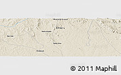 Shaded Relief Panoramic Map of the area around 15° 27' 46" S, 58° 34' 30" W