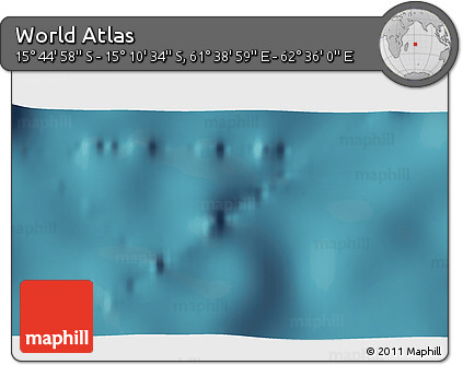 Satellite 3D Map of the Area around 15° 27' 46" S, 62° 7' 30" E