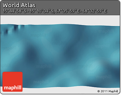Satellite 3D Map of the Area around 15° 27' 46" S, 68° 4' 29" E