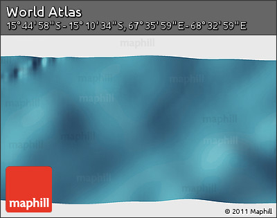 Satellite 3D Map of the Area around 15° 27' 46" S, 68° 4' 29" E