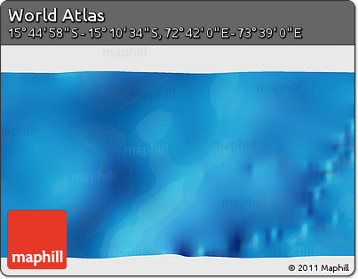 Physical 3D Map of the Area around 15° 27' 46" S, 73° 10' 30" E