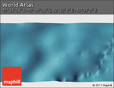 Satellite 3D Map of the Area around 15° 27' 46" S, 73° 10' 30" E