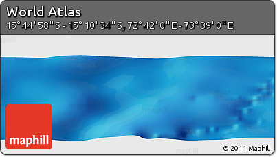 Physical Panoramic Map of the Area around 15° 27' 46" S, 73° 10' 30" E