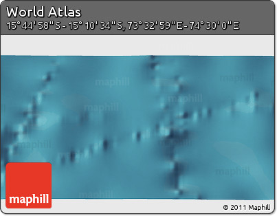 Satellite 3D Map of the Area around 15° 27' 46" S, 74° 1' 30" E