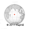 Outline Map of the Area around 15° 27' 46" S, 74° 1' 30" E, rectangular outline