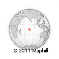 Outline Map of the Area around 15° 27' 46" S, 75° 43' 29" E, rectangular outline