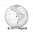 Outline Map of the Area around 15° 27' 46" S, 79° 49' 29" W, rectangular outline