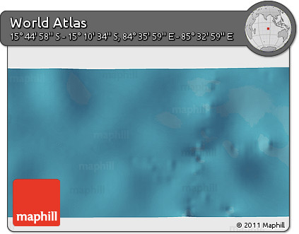 Satellite 3D Map of the Area around 15° 27' 46" S, 85° 4' 29" E