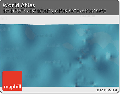 Satellite 3D Map of the Area around 15° 27' 46" S, 85° 4' 29" E