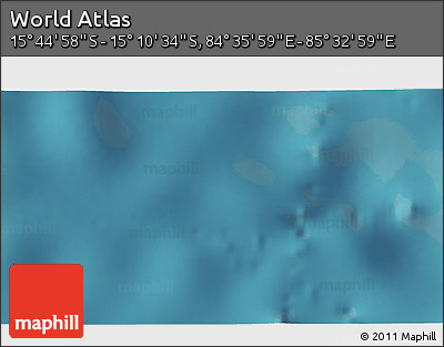 Satellite 3D Map of the Area around 15° 27' 46" S, 85° 4' 29" E