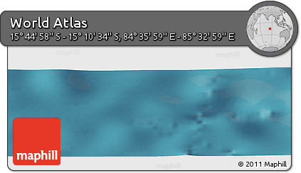 Satellite Panoramic Map of the Area around 15° 27' 46" S, 85° 4' 29" E