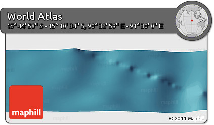Satellite Panoramic Map of the Area around 15° 27' 46" S, 91° 1' 30" E