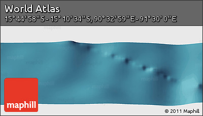 Satellite Panoramic Map of the Area around 15° 27' 46" S, 91° 1' 30" E