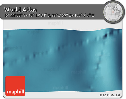 Satellite 3D Map of the Area around 15° 27' 46" S, 99° 31' 30" E
