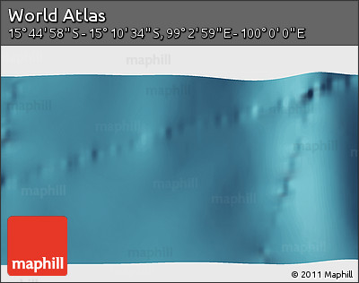 Satellite 3D Map of the Area around 15° 27' 46" S, 99° 31' 30" E