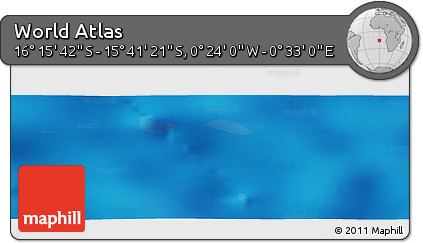 Physical Panoramic Map of the Area around 15° 58' 32" S, 0° 4' 30" E