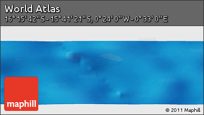 Physical Panoramic Map of the Area around 15° 58' 32" S, 0° 4' 30" E