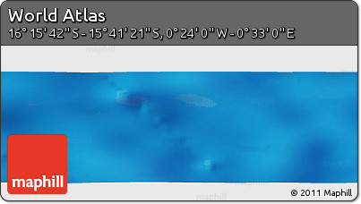 Physical Panoramic Map of the Area around 15° 58' 32" S, 0° 4' 30" E
