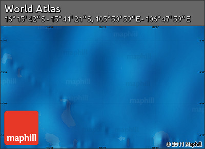 Physical Map of the Area around 15° 58' 32" S, 106° 19' 29" E