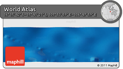 Physical Panoramic Map of the Area around 15° 58' 32" S, 106° 19' 29" E