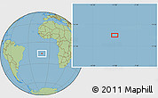 Savanna Style Location Map of the area around 15° 58' 32" S, 10° 58' 29" W