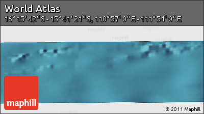 Satellite Panoramic Map of the Area around 15° 58' 32" S, 111° 25' 30" E