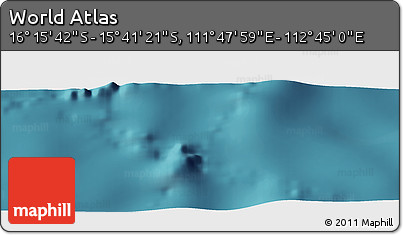 Satellite Panoramic Map of the Area around 15° 58' 32" S, 112° 16' 30" E