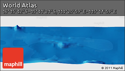 Political Panoramic Map of the Area around 15° 58' 32" S, 114° 49' 29" E