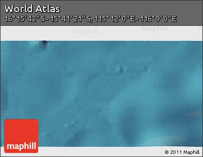 Satellite 3D Map of the Area around 15° 58' 32" S, 115° 40' 30" E