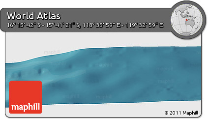 Satellite Panoramic Map of the Area around 15° 58' 32" S, 119° 4' 29" E