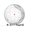Outline Map of the Area around 15° 58' 32" S, 122° 19' 29" W, rectangular outline