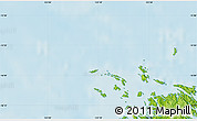 Physical Map of the area around 15° 58' 32" S, 123° 19' 29" E