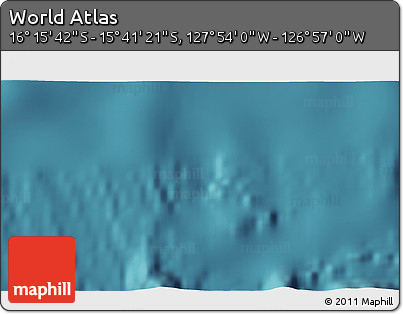 Satellite 3D Map of the Area around 15° 58' 32" S, 127° 25' 30" W