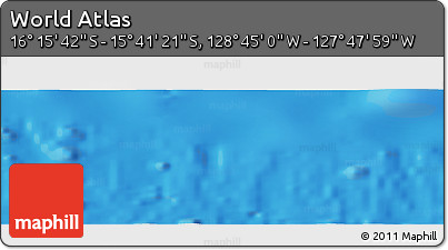 Physical Panoramic Map of the Area around 15° 58' 32" S, 128° 16' 30" W