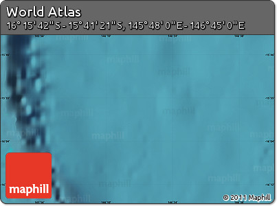 Satellite Map of the Area around 15° 58' 32" S, 146° 16' 30" E