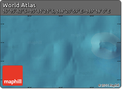 Satellite Map of the Area around 15° 58' 32" S, 148° 49' 29" E