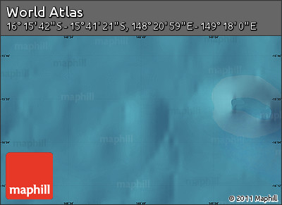 Satellite Map of the Area around 15° 58' 32" S, 148° 49' 29" E