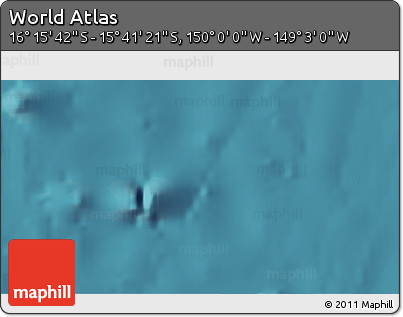 Satellite 3D Map of the Area around 15° 58' 32" S, 149° 31' 30" W
