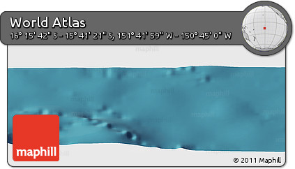 Satellite Panoramic Map of the Area around 15° 58' 32" S, 151° 13' 29" W