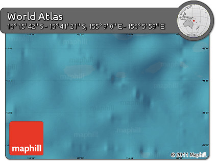 Satellite Map of the Area around 15° 58' 32" S, 155° 37' 30" E