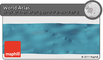 Satellite Panoramic Map of the Area around 15° 58' 32" S, 155° 37' 30" E