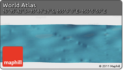 Satellite Panoramic Map of the Area around 15° 58' 32" S, 155° 37' 30" E
