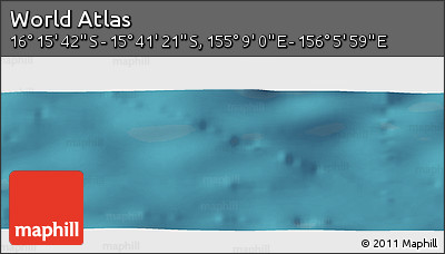 Satellite Panoramic Map of the Area around 15° 58' 32" S, 155° 37' 30" E